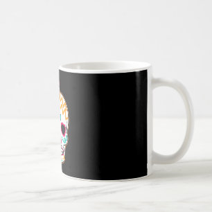 Women's sugar skull day of the dead dia de los coffee mug