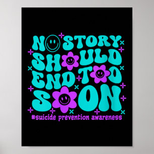 Womens Suicide Prevention Awareness No Story Shoul Poster
