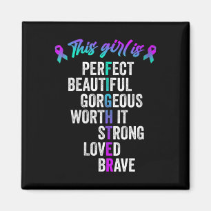 Womens Suicide Prevention Awareness Week Motivatio Magnet