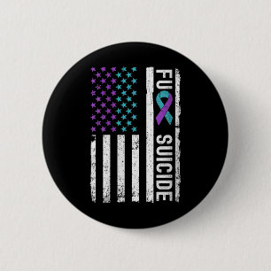Womens Suicide Prevention Week Awareness Month Ame 6 Cm Round Badge