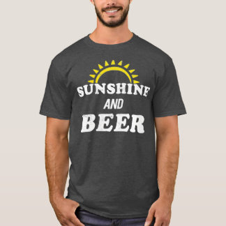Womens Summer Drinking Alcohol Drinker Sunshine an T-Shirt