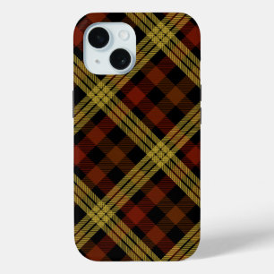 Women's Summer Gingham Checked Plaid  iPhone 15 Case