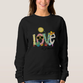 Womens Summer Love Grannalife    Granna Love Vacat Sweatshirt