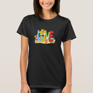 Womens Summer Love Omalife Oma Love Beach Vacatio T-Shirt