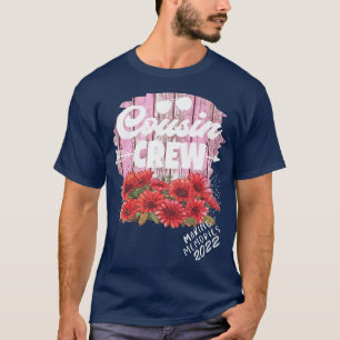 Womens Sunflower Cousin Crew 2022 Making Memories  T-Shirt