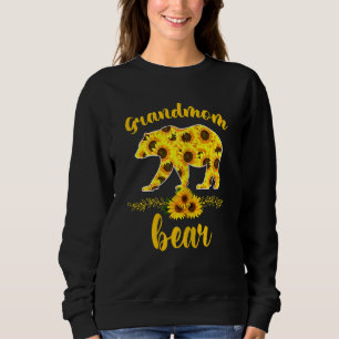 Womens Sunflower Matching Family Outfits Grandmom Sweatshirt