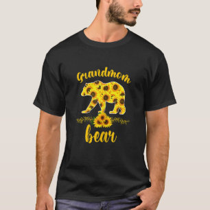 Womens Sunflower Matching Family Outfits Grandmom T-Shirt