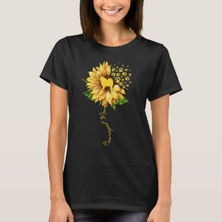 Womens Sunflower Samoyed Mum Dog 1 T-Shirt
