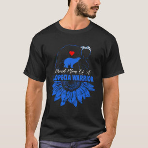Womens Sunflower Warrior Alopecia Awareness T-Shirt