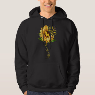 Womens Sunflower Yorkshire Terrier Mum Dog Hoodie