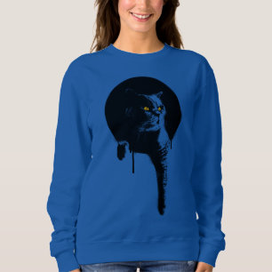 Women's Sweatshirt: British Blue Shorthair Cat Sweatshirt