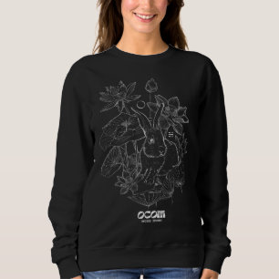 Women's Sweatshirt No Hoodie Black