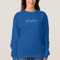 Women's Sweatshirts Name Monogram Trendy Template