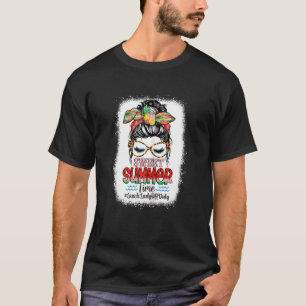 Womens Sweet Summer Time Lemonade Lunch Lady Off D T-Shirt