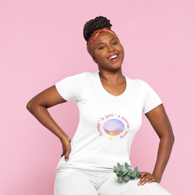 Women's Sweet Summer Time Sunrise T-Shirt (Creator Uploaded)