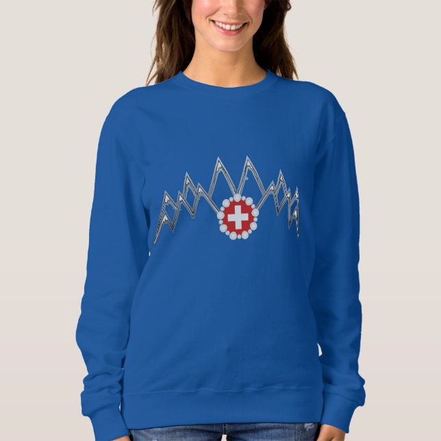 Women's Swiss Alps Raglan Shirt (Front)
