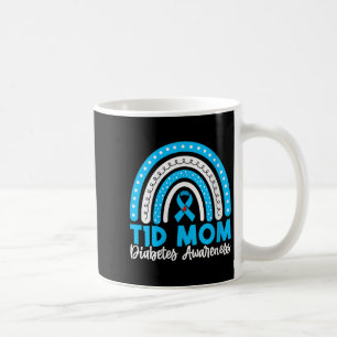 Womens T1d Mum Diabetes Awareness V-neck Coffee Mug