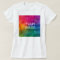 Women's T-Shirt Elegant Black Modern Template