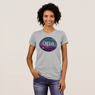Women's T-shirt OPA Logo colorful wash