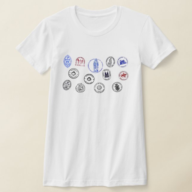 Women's T-Shirt Saint James Way (Laydown)