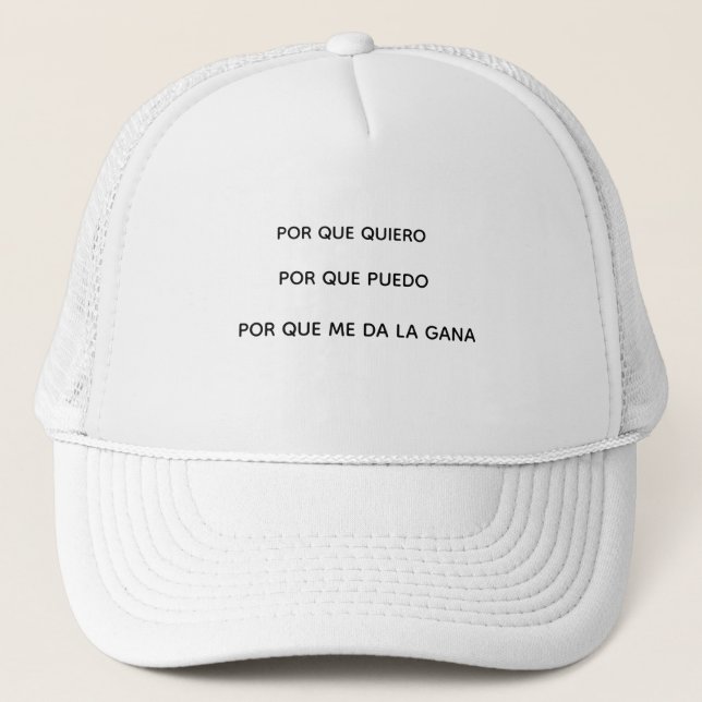 WOMEN'S T-SHIRT TRUCKER HAT (Front)