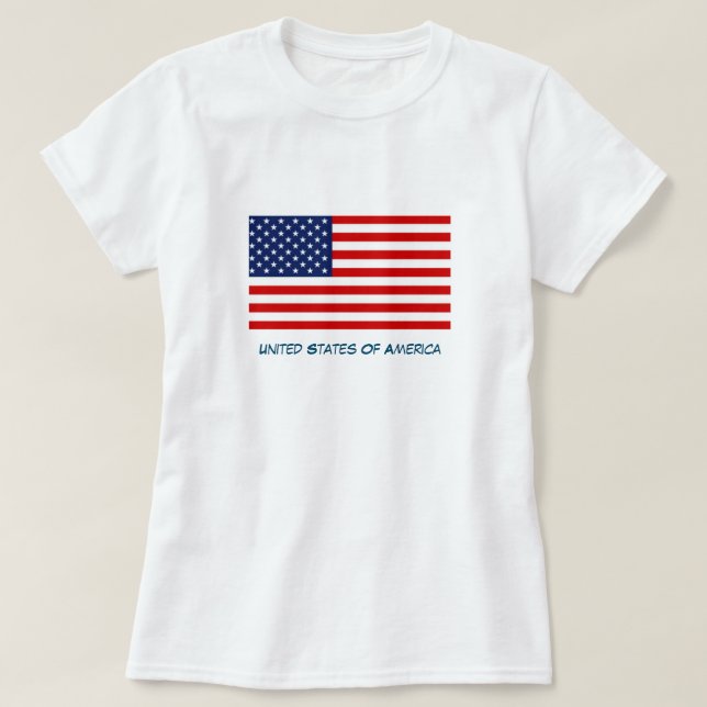 Women's T-Shirt USA (Design Front)