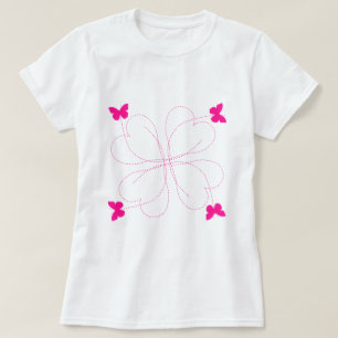 Women's T-Shirt with Butterflies