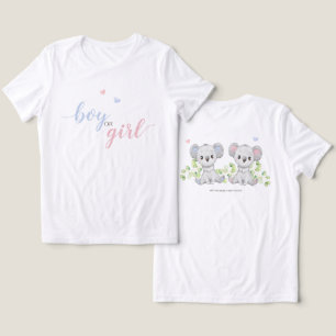 Women's T-Shirts for Koala Gender Reveal Party.