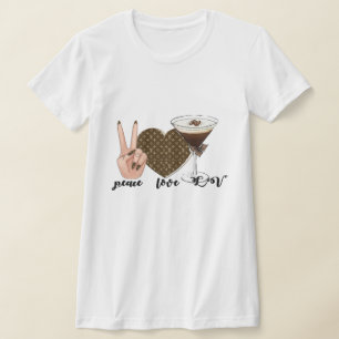 Women's T-Shirts  "Peace love LV".
