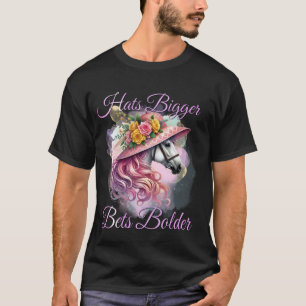 Womens Talk Derby To Me Funny Racing Horse T-Shirt