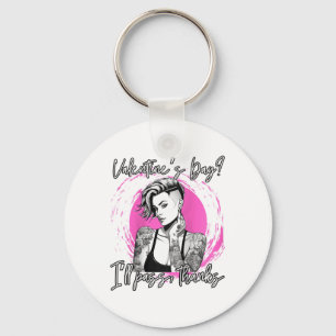 Womens Tattooed Single Woman Inked Woman For Anti  Key Ring