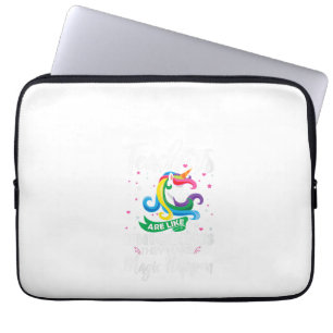 Womens Teachers Are Like Unicorns They Make Magic Laptop Sleeve