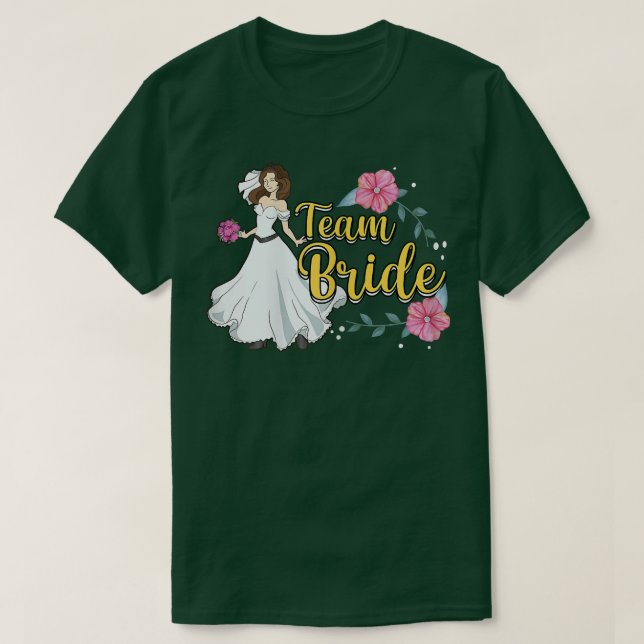 Womens Team Bride  T-Shirt (Design Front)