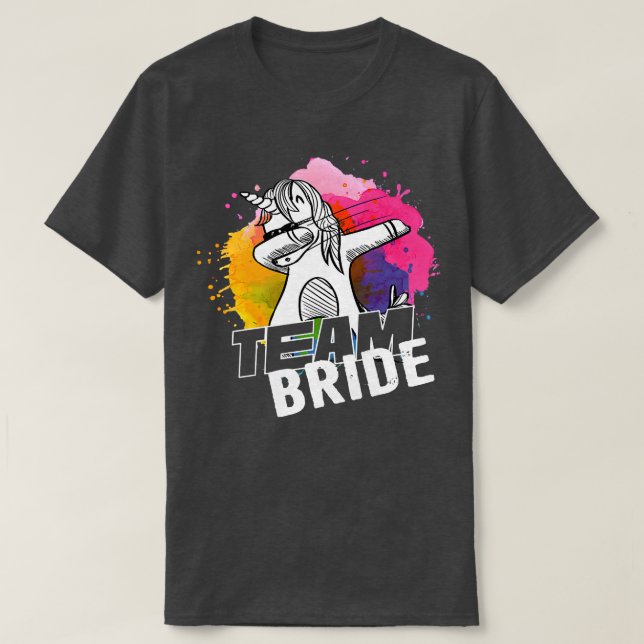 Womens Team BrideWomen Bachelorette Hen Night Part T-Shirt (Design Front)