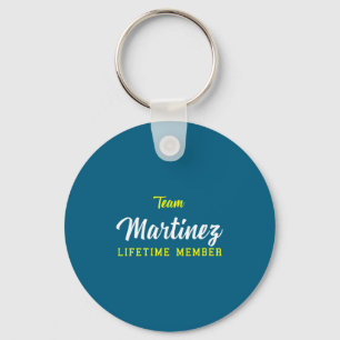 Womens Team Martinez Lifetime Member Surname Birth Key Ring