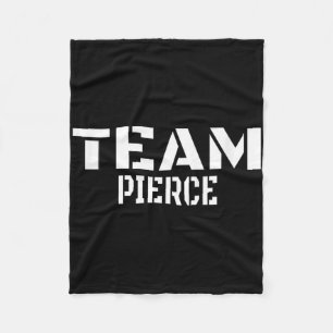 Women's team pierce unique matching family  fleece blanket