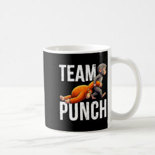 Women's team punch cute baby monkey  coffee mug