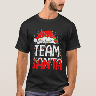 Womens Team Santa Christmas Pajamas Matching Famil T-Shirt