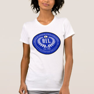 Women's tee - blue logo