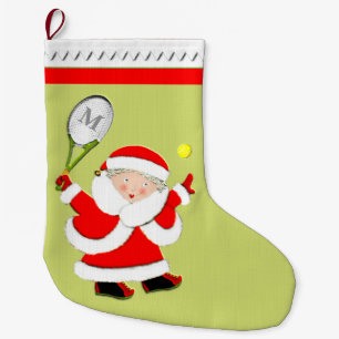 Women's Tennis Large Christmas Stocking