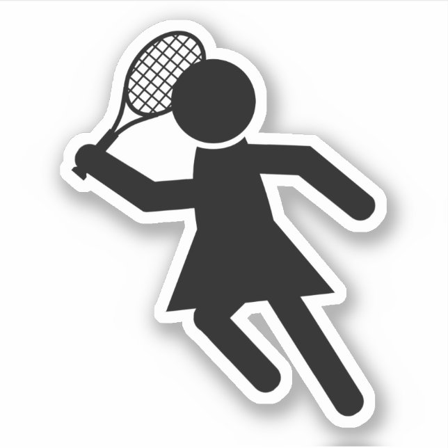Women's Tennis Symbol Sports (Front)