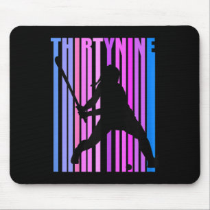 Womens &#; th Birthday Field Hockey Player Sports Mouse Pad