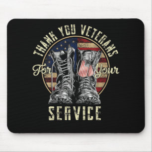Womens Thank You Veterans For Your Service Veteran Mouse Pad