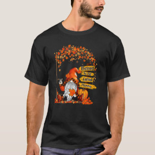 Womens Thankful Blessed To Be Called Mummy Pumpkin T-Shirt