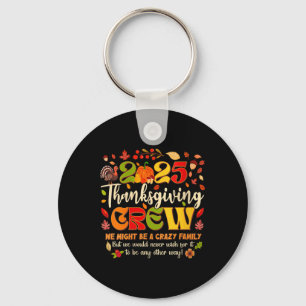Womens Thanksgiving Crew 2025 Family Matching Fall Key Ring