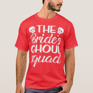 Womens The Brides Ghoul Squad Spooky Halloween Bri T-Shirt