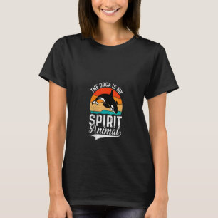 Womens The Orca Is My Spirit Animal Apparel V Neck T-Shirt