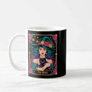 Womens The Witch Card Halloween Gothic Witchy Coffee Mug