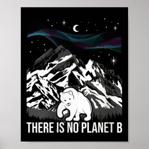 Womens There Is No Planet B - Environmental Poster