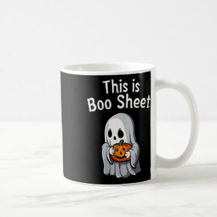Womens This Is Boo Sheet Funny Halloween Coffee Mug